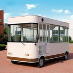 Factory Price Custom Food Bus Mobile Kitchen Food Van Juice Vending Car Fast Food Truck Electric Hot Dog Cart with Grill