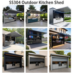 BBQ Outdoor Aluminium Pods Fully equipped.